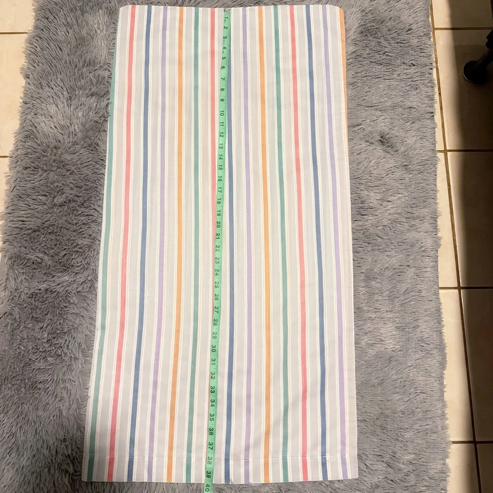 King Pillowcase with Soft Multicolor Stripes